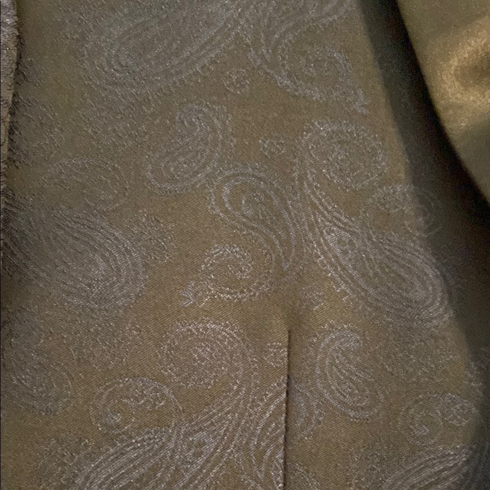 Van Heusen Men's Jacquard Print Black Tuxedo Blazer Sz 44R Slim Fit - Picture 4 of 10